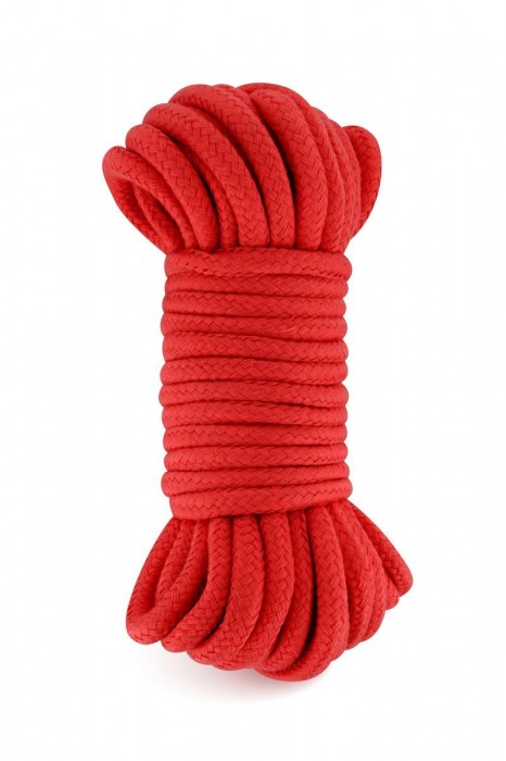 Красная веревка для фиксации - 10 м. - Sweet Caress - купить с доставкой в Краснодаре