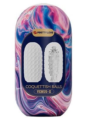 Мастурбатор в форме яйца Coquettish Balls - Baile - в Краснодаре купить с доставкой