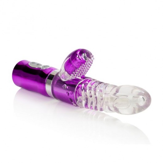 Перезаряжаемый фиолетовый вибромассажер PRINCESS JEWELS - 13,5 см. - California Exotic Novelties
