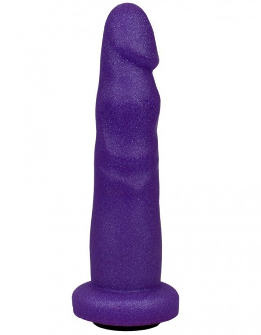 Фиолетовая реалистичная насадка-плаг - 16,2 см. - LOVETOY (А-Полимер) - купить с доставкой в Краснодаре