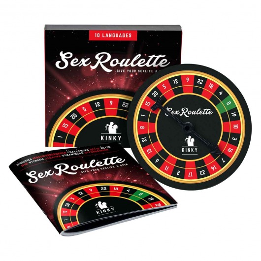 Настольная игра-рулетка Sex Roulette Kinky - Tease&Please - купить с доставкой в Краснодаре