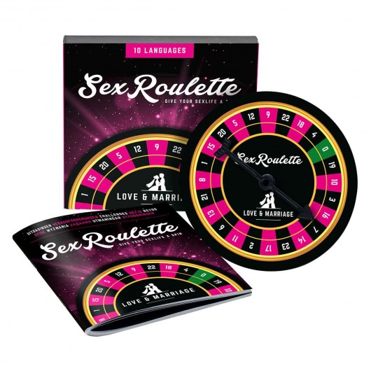 Настольная игра-рулетка Sex Roulette Love   Marriage - Tease&Please - купить с доставкой в Краснодаре