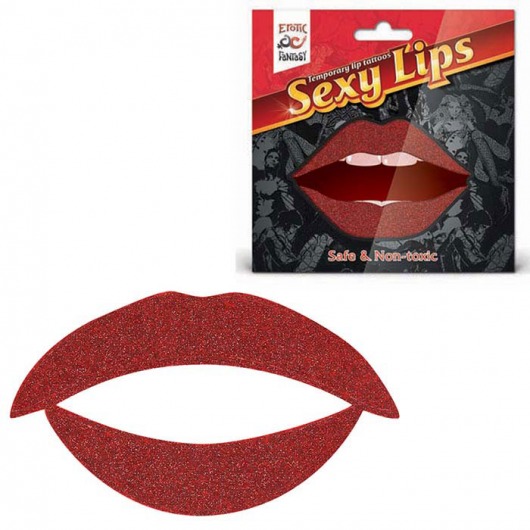 Lip Tattoo Красный блеск - Erotic Fantasy купить с доставкой