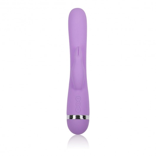 Перезаряжаемый сиреневый вибромассажер Rechargeable Triple Motor Jack Rabbit - 18 см. - California Exotic Novelties