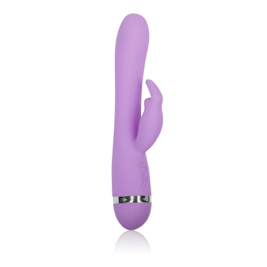 Перезаряжаемый сиреневый вибромассажер Rechargeable Triple Motor Jack Rabbit - 18 см. - California Exotic Novelties