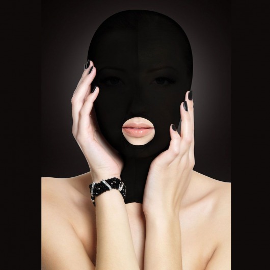 Закрытая маска на лицо с отверстием для рта Submission - Shots Media BV - купить с доставкой в Краснодаре