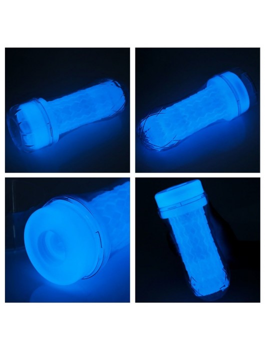 Светящийся в темноте мастурбатор Lumino Play Masturbator Pocketed - Lovetoy - в Краснодаре купить с доставкой