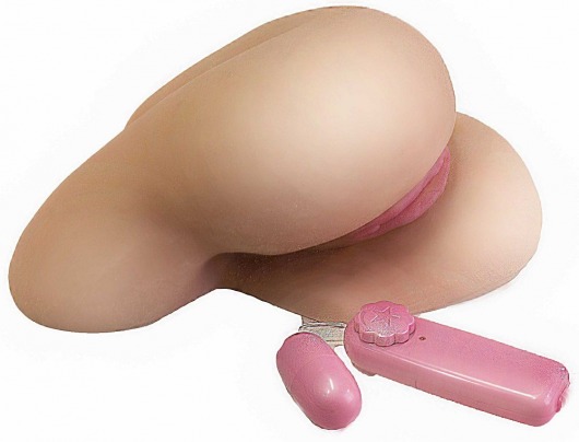 Реалистичная вагина с выносным пультом управления вибрацией - LOVETOY (А-Полимер) - в Краснодаре купить с доставкой