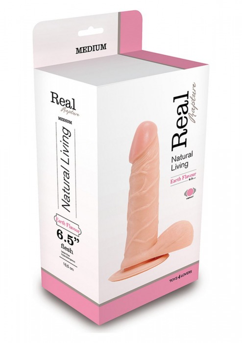 Вибратор Vibe Flesh - 19 см. - Toyz4lovers
