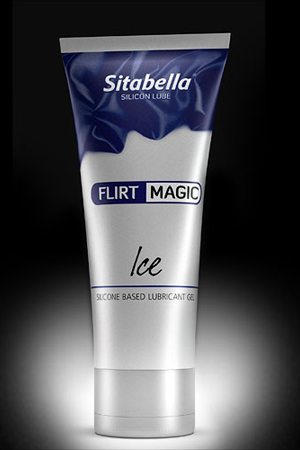 Силиконовая гель-смазка FLIRT MAGIC Ice с лёгким пролонгирующим эффектом - 75 мл. - Sitabella - купить с доставкой в Краснодаре