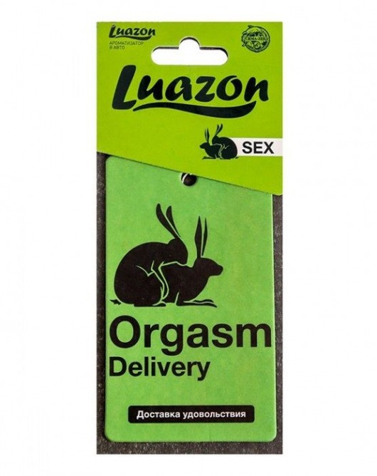 Ароматизатор в авто «Orgasm» с ароматом мужского парфюма - Luazon - купить с доставкой в Краснодаре