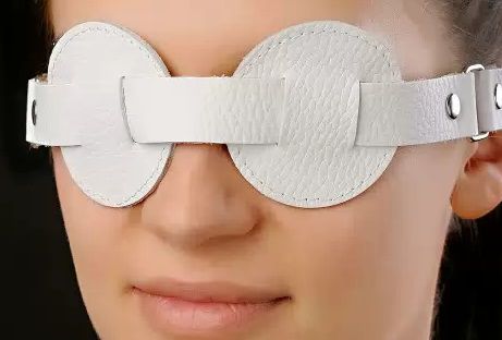 Белая маска-очки - Sitabella - купить с доставкой в Краснодаре