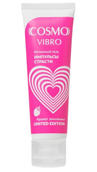 Возбуждающий гель на водно-силиконовой основе Cosmo Vibro с ароматом земляники - 50 гр. - Биоритм - купить с доставкой в Краснодаре