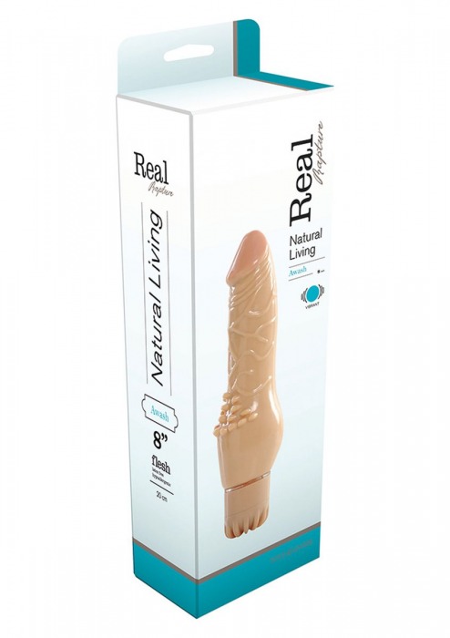 Реалистичный вибратор Vibe Awash - 20 см. - Toyz4lovers