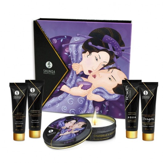 Подарочный набор Geishas secret из 5 предметов - Shunga - купить с доставкой в Краснодаре