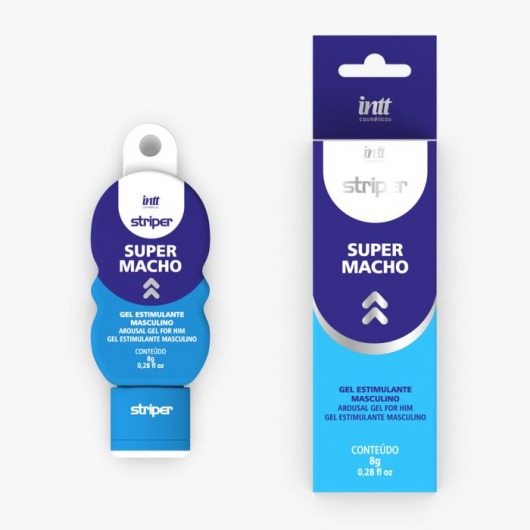 Мужской возбуждающий гель Super Macho - 8 гр. - INTT - купить с доставкой в Краснодаре