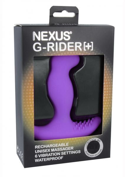 Фиолетовый вибромассажер простаты Nexus G-Rider+ - 12,6 см. - Nexus Range - в Краснодаре купить с доставкой