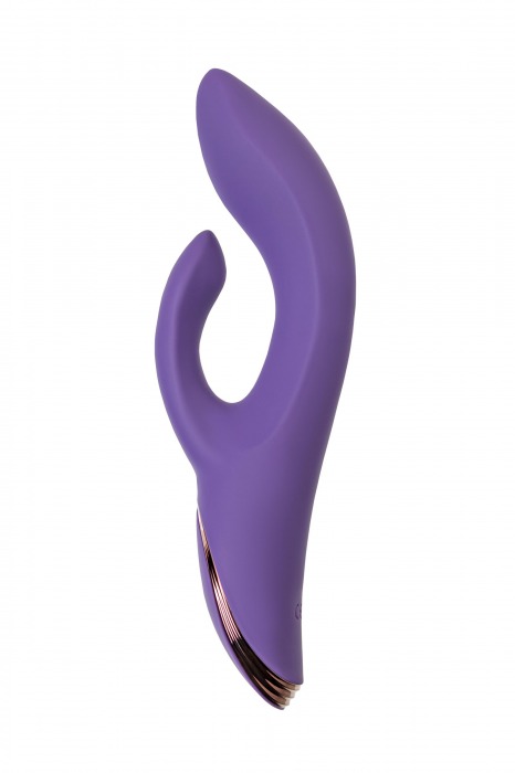 Фиолетовый вибратор-кролик Fingie с функцией Come-Hither - 21,6 см. - JOS