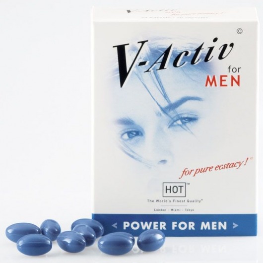БАД для мужчин V-Active - 20 капсул (622 мг.) - HOT - купить с доставкой в Краснодаре