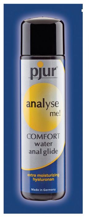 Анальный лубрикант pjur ANALYSE ME Comfort Water Anal Glide - 2 мл. - Pjur - купить с доставкой в Краснодаре