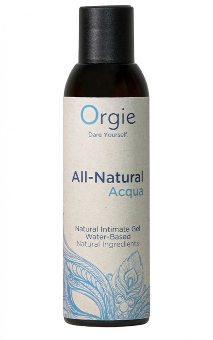 Интимный гель на водной основе Orgie All-Natural Acqua - 150 мл. - ORGIE - купить с доставкой в Краснодаре