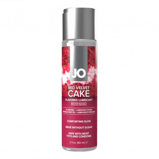 Лубрикант на водной основе JO H2O Red Velvet Cake Flavored Lubricant - 60 мл. - System JO - купить с доставкой в Краснодаре