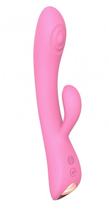 Розовый вибратор-кролик Bunny   Clyde - 22,5 см. - Love to Love