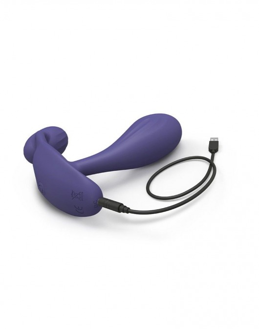 Темно-синий вибромассажер Witty P G Vibrator with Remote Control - Love to Love - в Краснодаре купить с доставкой
