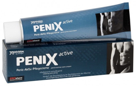 Возбуждающий крем для мужчин PeniX active - 75 мл. - Joy Division - купить с доставкой в Краснодаре