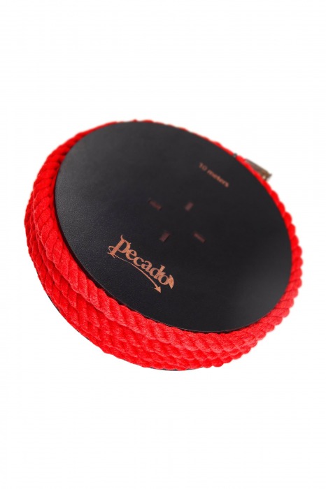 Красная веревка для шибари на катушке - 10 м. - Pecado - купить с доставкой в Краснодаре