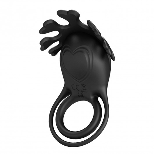 Черное эрекционное кольцо с вибрацией Ruben - Baile - в Краснодаре купить с доставкой