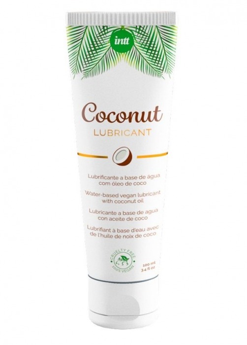 Веганская смазка на водной основе Coconut Lubricant - 100 мл. - INTT - купить с доставкой в Краснодаре