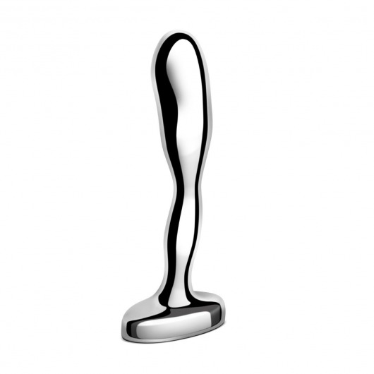 Стальной стимулятор простаты Stainless Steel Prostate Plug - 11,5 см. - b-Vibe - в Краснодаре купить с доставкой