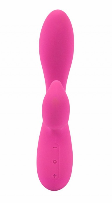 Розовый вибромассажер Lyla 6x Rabbit-Style со стимуляцией клитора - 17,8 см. - Topco Sales