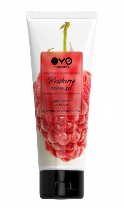 Лубрикант на водной основе OYO Aroma Gel Raspberry с ароматом малины - 75 мл. - OYO - купить с доставкой в Краснодаре