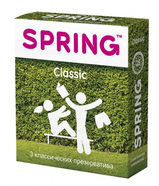 Классические презервативы SPRING CLASSIC - 3 шт. - SPRING - купить с доставкой в Краснодаре