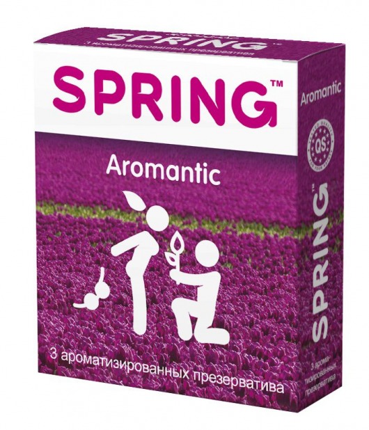 Ароматизированные презервативы SPRING AROMANTIC - 3 шт. - SPRING - купить с доставкой в Краснодаре