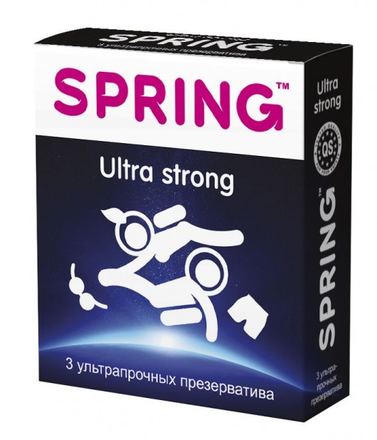 Ультрапрочные презервативы SPRING ULTRA STRONG - 3 шт. - SPRING - купить с доставкой в Краснодаре