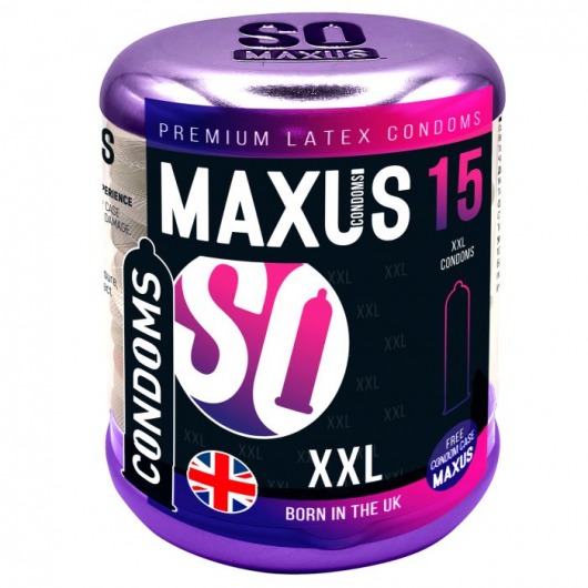 Презервативы Maxus XXL увеличенного размера - 15 шт. - Maxus - купить с доставкой в Краснодаре