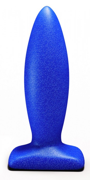 Синий анальный стимулятор Streamline Plug - 10 см. - Lola toys