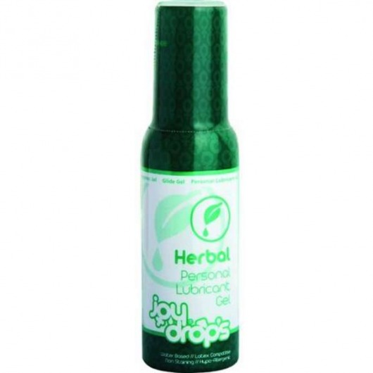 Смазка на водной основе JoyDrops Herbal - 100 мл. - JoyDrops - купить с доставкой в Краснодаре