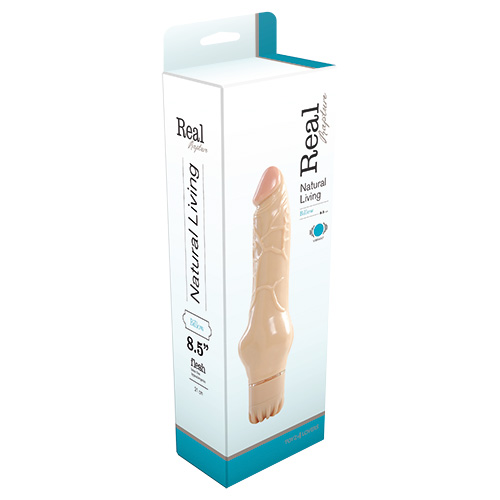 Реалистичный вибромассажёр REALISTIC VIBRATOR REAL RAPTURE BILLOW  - 21 см. - Toyz4lovers