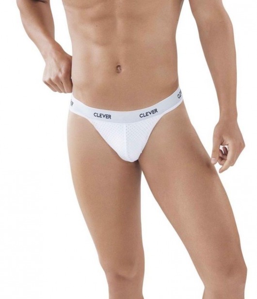 Белые мужские трусы-тонги Latin Lust Thong - Clever Masculine Underwear купить с доставкой