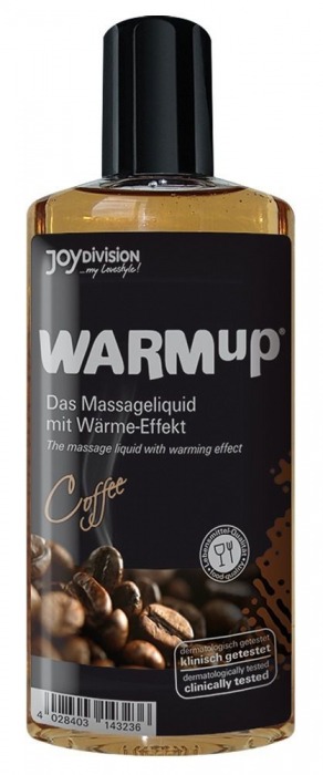 Разогревающее масло WARMup Coffee - 150 мл. - Joy Division - купить с доставкой в Краснодаре