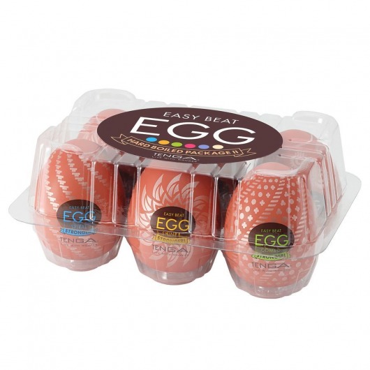 Набор из 6 мастурбаторов-яиц Tenga Egg Variety Pack V - Tenga - в Краснодаре купить с доставкой