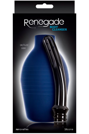 Синий анальный душ Renegade Body Cleanser - NS Novelties - купить с доставкой в Краснодаре
