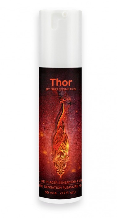 Возбуждающий унисекс гель Thor Fire Gel - 50 мл. - Nuei cosmetics - купить с доставкой в Краснодаре