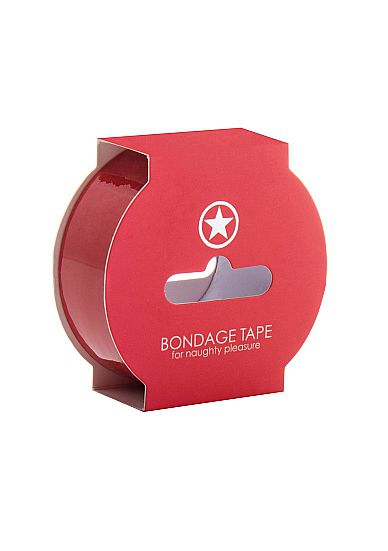 Красная лента Non Sticky Bondage Tape - 17,5 м. - Shots Media BV - купить с доставкой в Краснодаре
