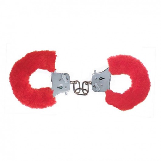 Красные игровые наручники - Toy Joy - купить с доставкой в Краснодаре