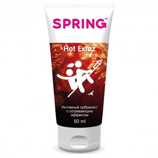 Согревающие интимный лубрикант Spring Hot Extaz - 50 мл. - SPRING - купить с доставкой в Краснодаре